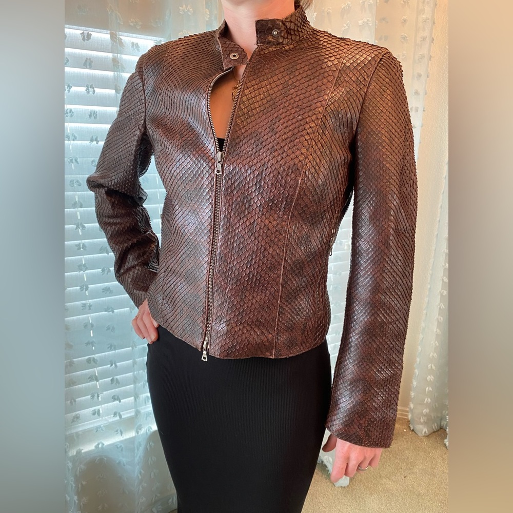 Snake skin jacket by Madison